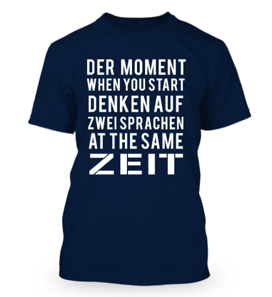 der Moment wenn du denken