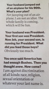 barbara bush im interview