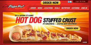 hotdog stuffed crust