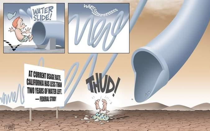 drought - waterslide