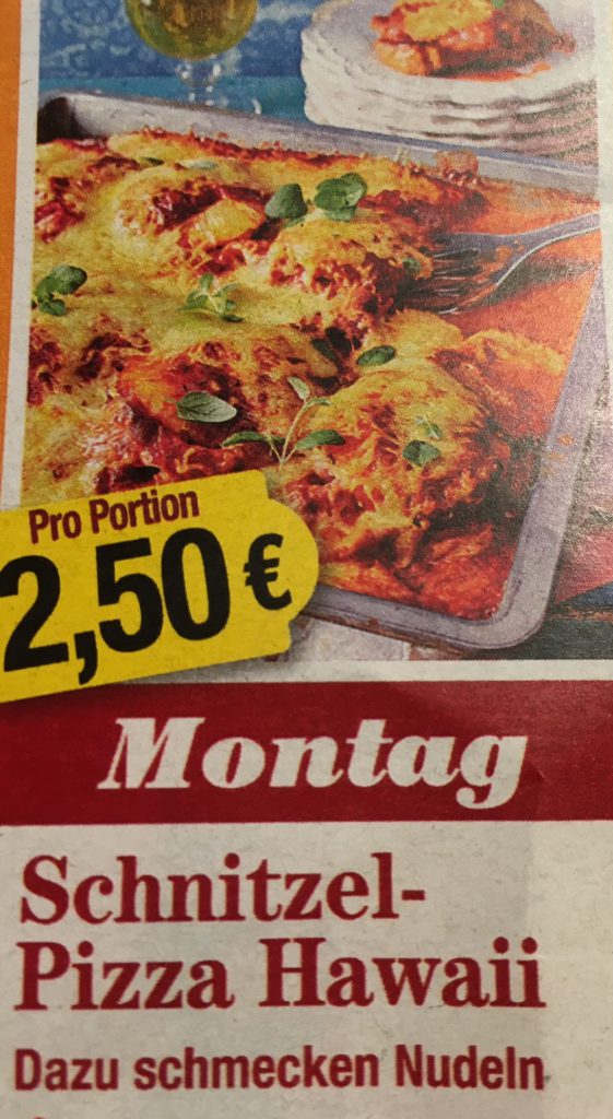 Schnitzelpizza